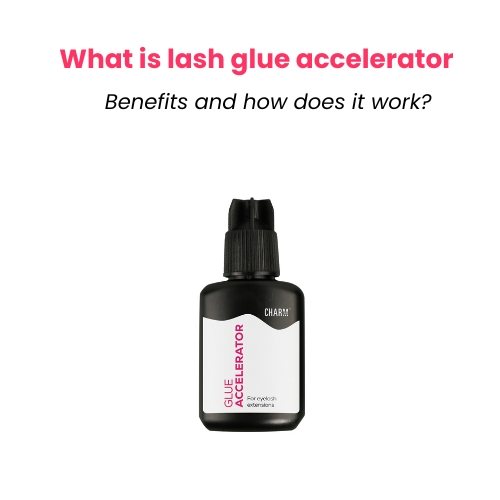 What is lash glue accelerator