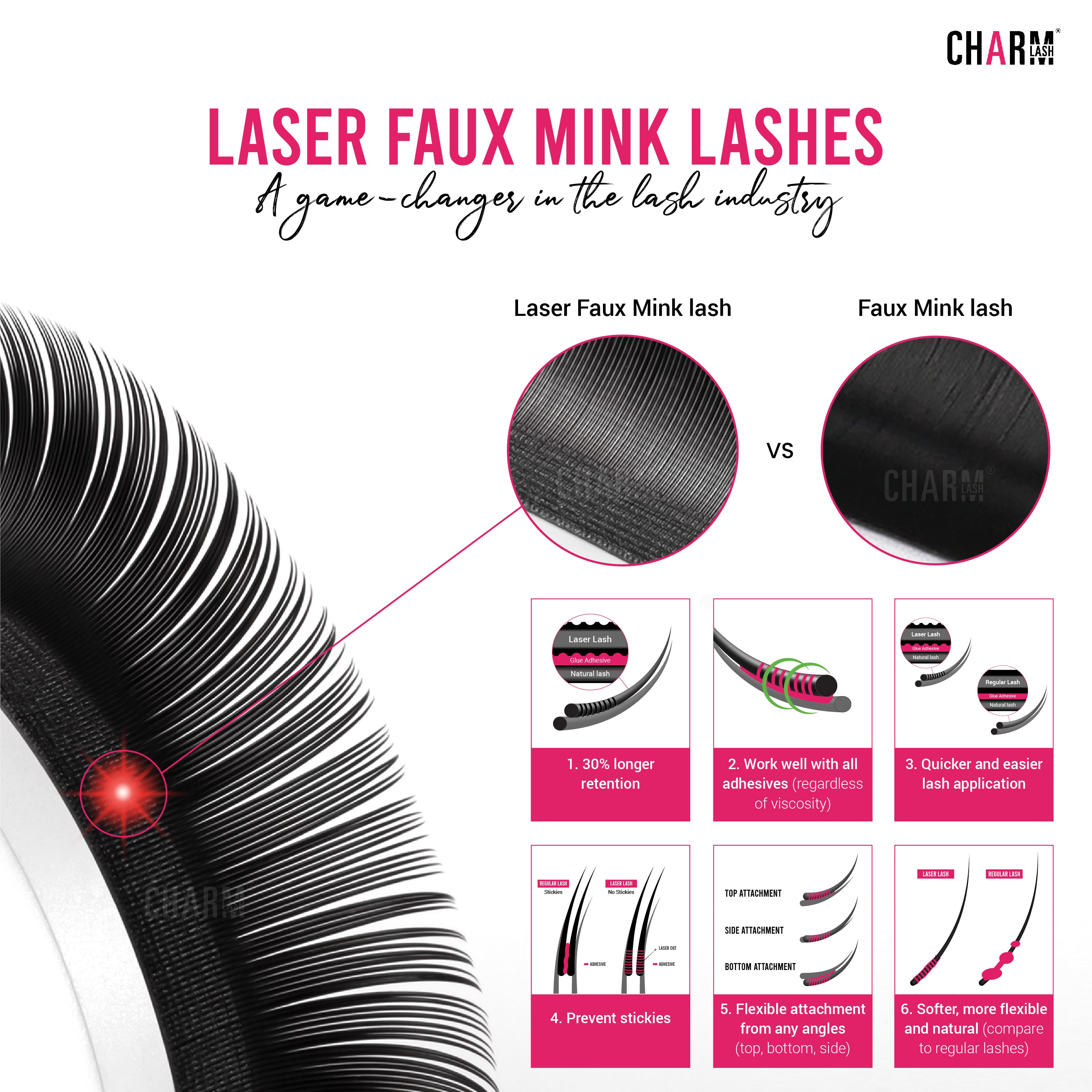 introducing laser faux mink lashes