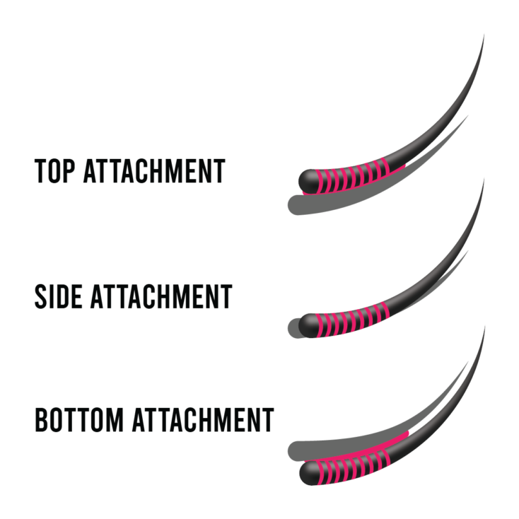 laser lashes's flexible lash attachments