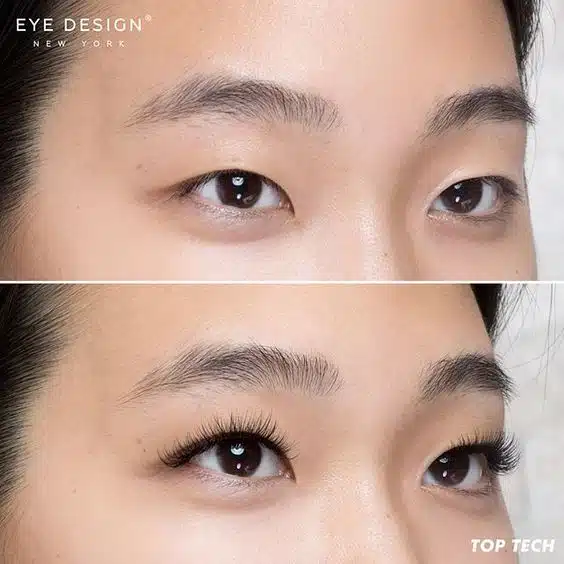 Asian Eyelash Extensions: Exploring Typical Eye Shape and The best Lash Style Kim K lash look - asian eyelash extensions