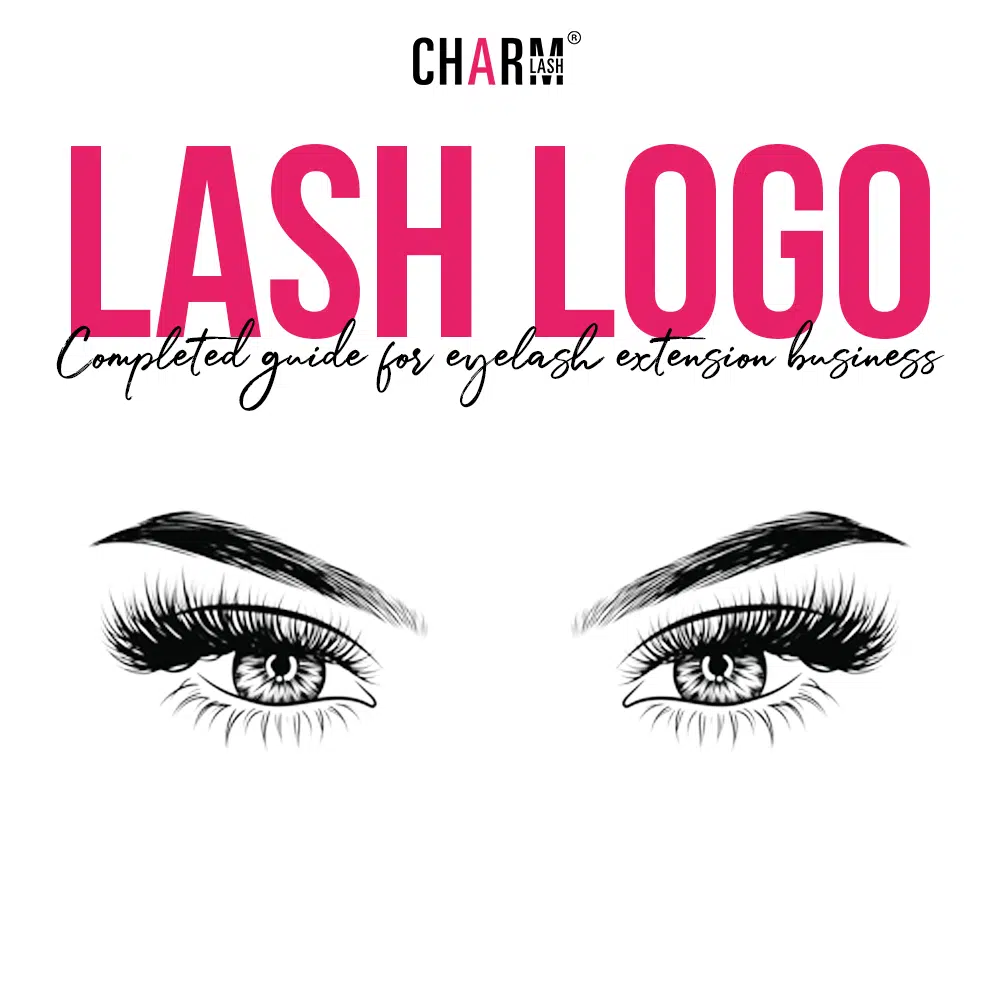 Lash logo - Completed guide for eyelash extension business Lash logo