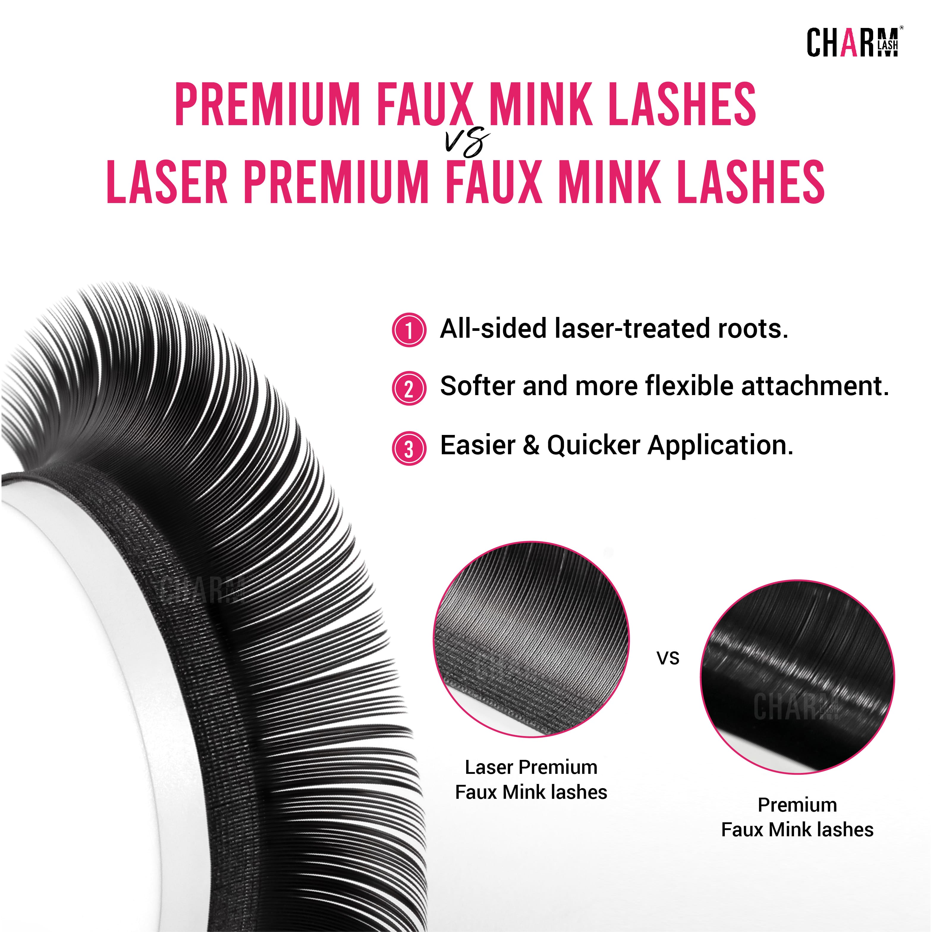 Premium faux mink lashes and Laser Premium faux mink lashes
