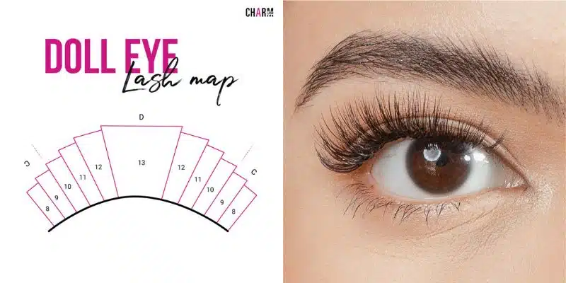 Choosing The Best Eyelash Extensions For Small Eyes doll eyelash extensions for small eyes