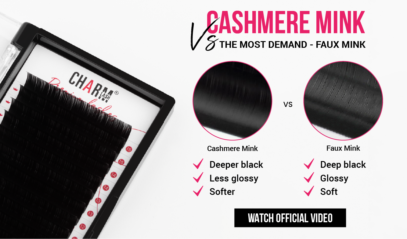 Cashmere Mink Lashes vs Faux Mink Lashes