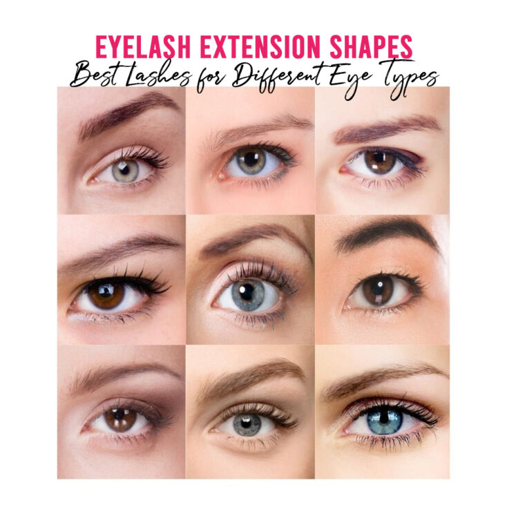 Eyelash Extension Shapes: Best Lashes For Different Eye Types