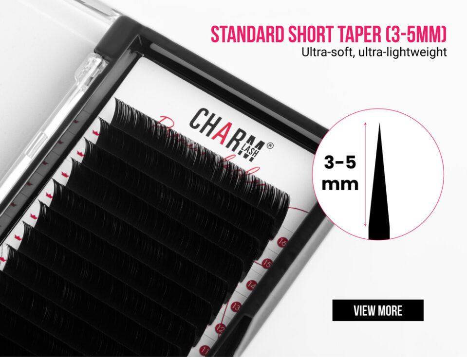 Cashmere Silk Lashes – J Curl Standard short taper - Cashmere Silk Lashes CC Curl