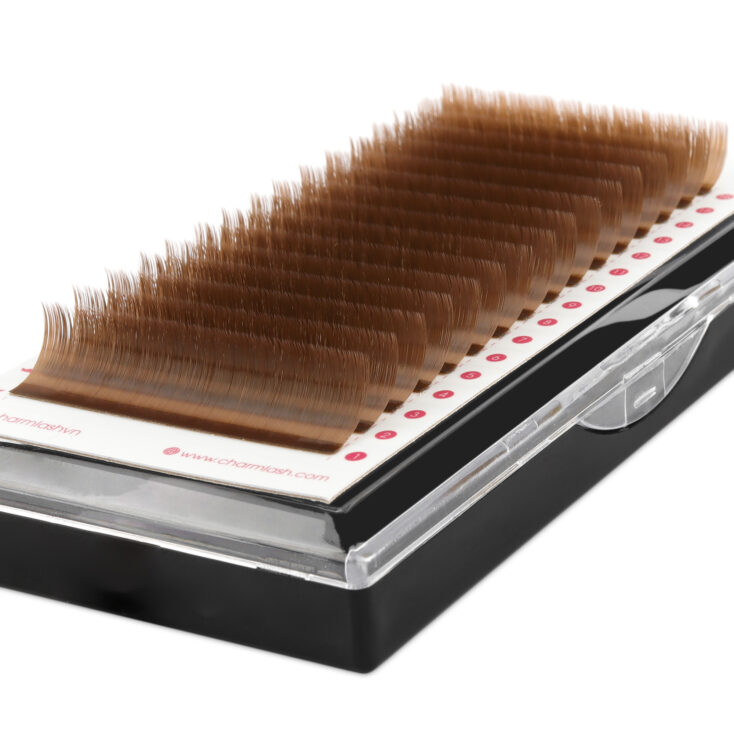 Classic vs volume eyelash extensions - Which style is best for you? charmlash - Cocoa brown - volume lash extensions