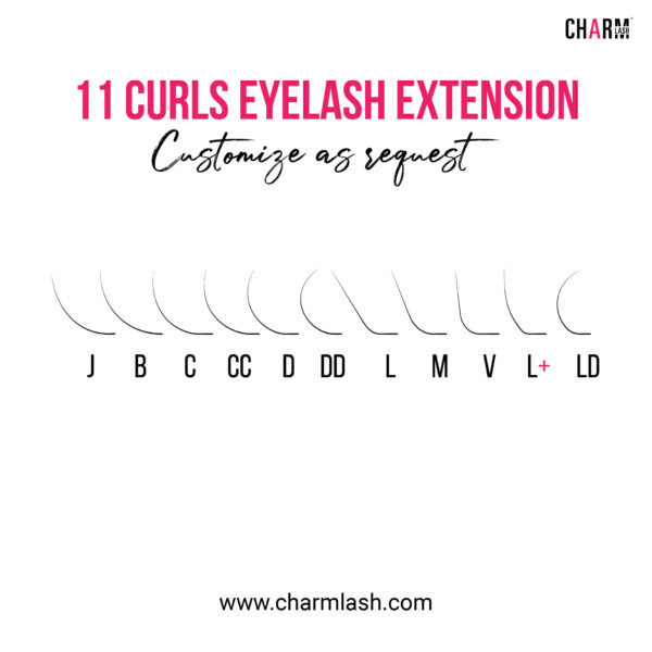 Eyelash Curl Chart 101 9266