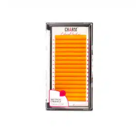 Metallic Orange Colored Lashes