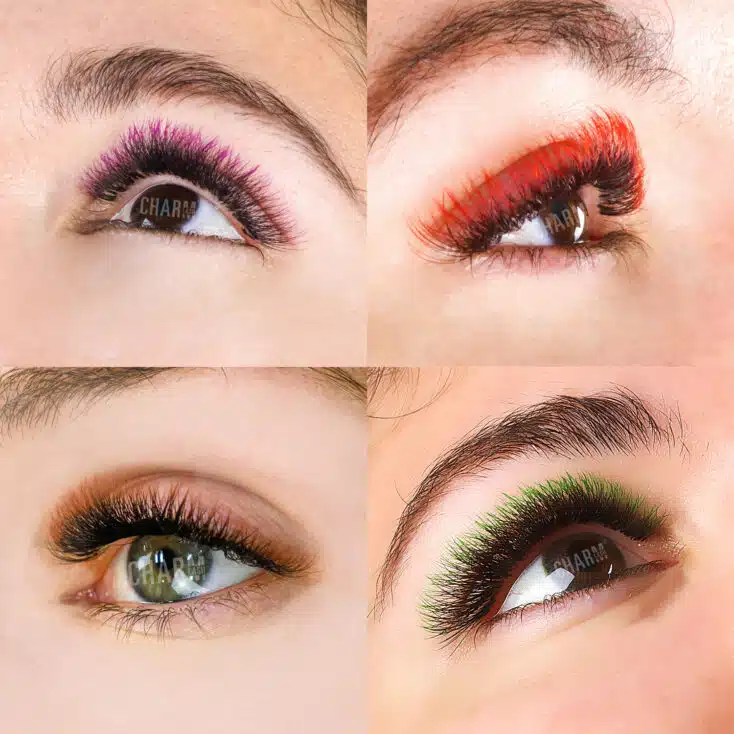 Ombre Eyelashes: The Trendy Way to Celebrate Your Eyes with Color Ombre Colored Eyelashes - Outcome