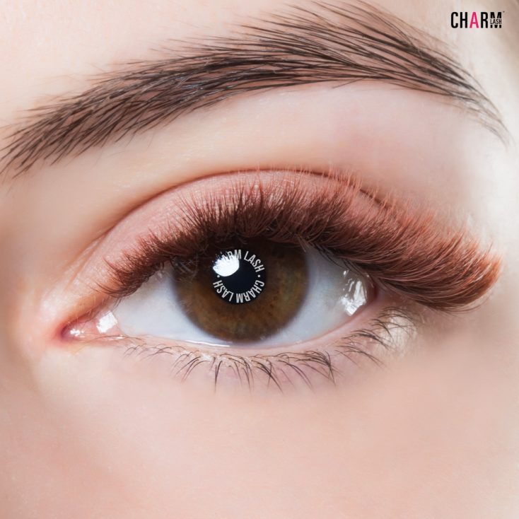 Premium Matte Red Brown Colored Lashes Premium Matte Red Brown Colored Eyelashes