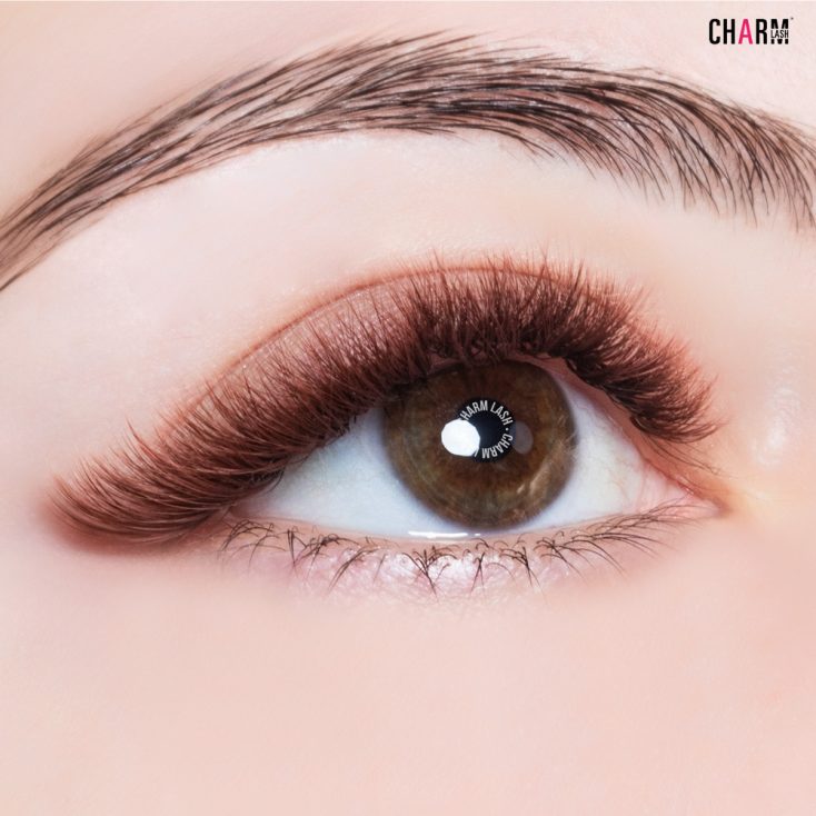 Premium Matte Red Brown Colored Lashes Premium Matte Red Brown Colored lashes