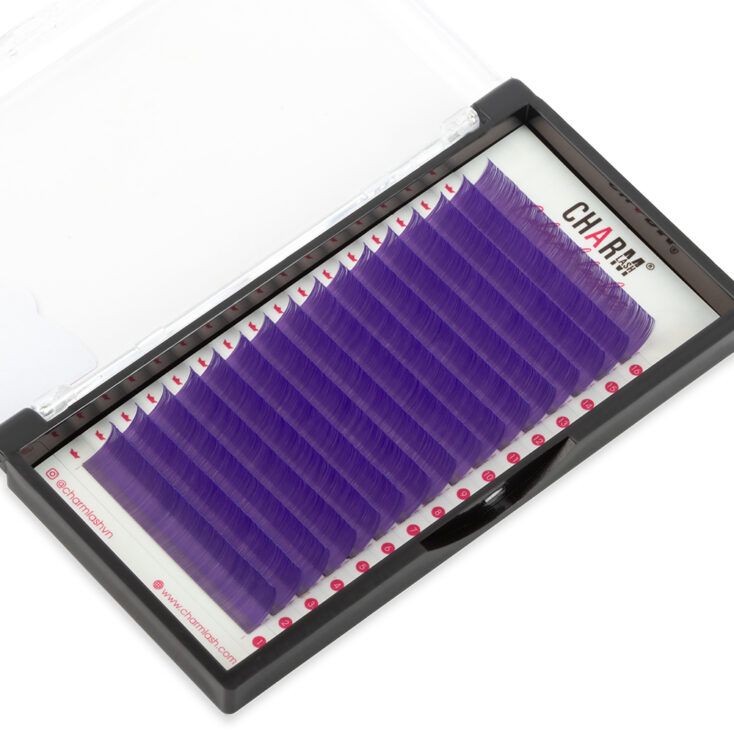 Premium Matte Lilac Colored Lashes - Lash Extension Wholesale Manufacturer