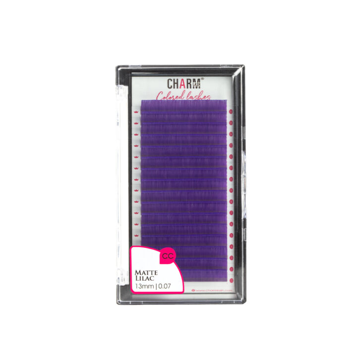 Premium Matte Lilac Colored Lashes - Eyelash Extension Wholesale Manufacturer