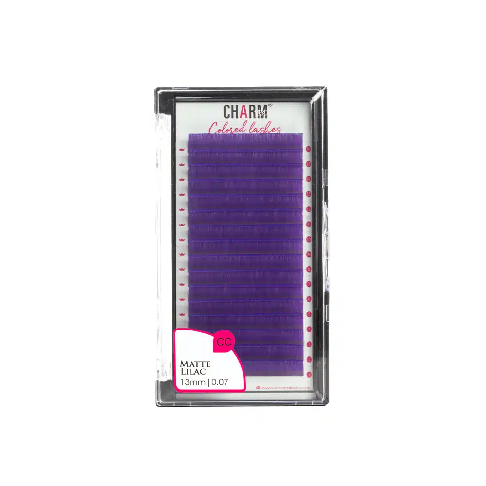 Premium Matte Lilac Colored Lashes - Eyelash Wholesale Manufacturer