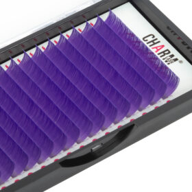 Premium Matte Lilac Colored Lashes - Eyelash Wholesale Manufacturer