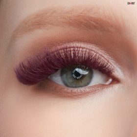 Premium Matte Mulled Wine Colored Eyelash extensions