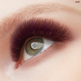 Premium Matte Mulled Wine Colored Eyelashes