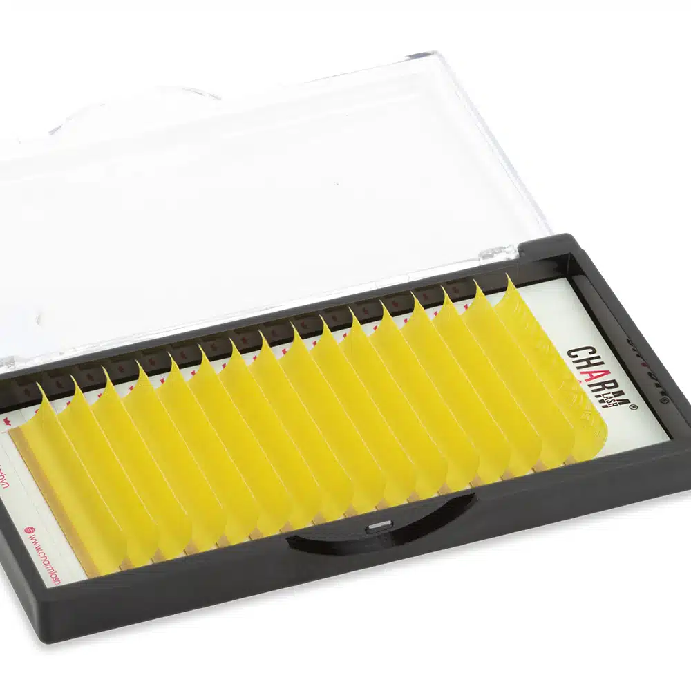 Premium-Matte-Yellow-Colored-Lashes-Wholesaler-Manufacturer