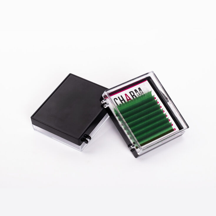Unique eyelash packaging ideas for new lash business Classic Black Plastic Tray 8 lines 1