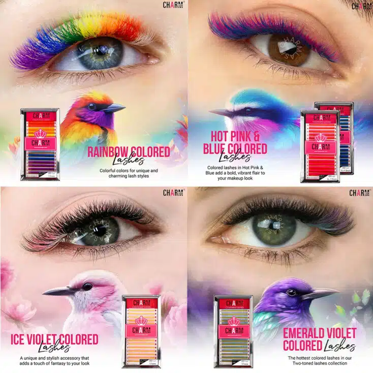 Colored Lashes - Charmlash