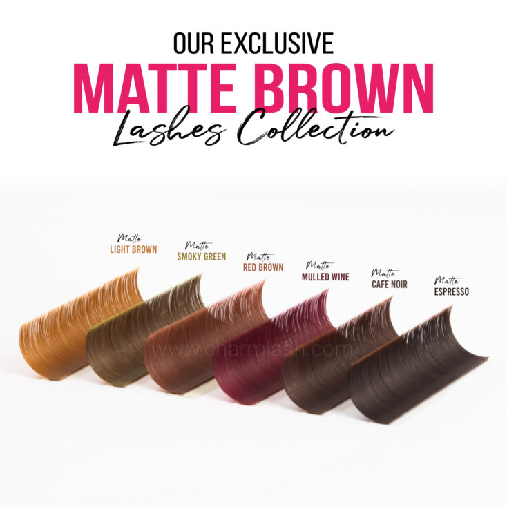 What’s New in Lash Trends 2024? Exclusive Matte Brown Lashes Collection