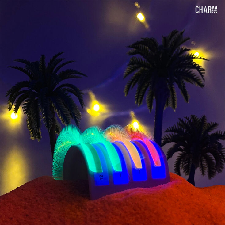 False Halloween Eyelashes: Top Unique Lash Styles to Glam Up Your Costume Neon-lashes-by-Charmlash