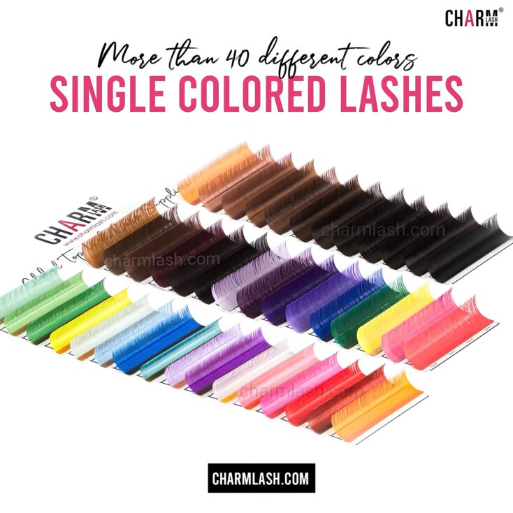 False Halloween Eyelashes: Top Unique Lash Styles to Glam Up Your Costume Premium Matte Colored Lashes Collection
