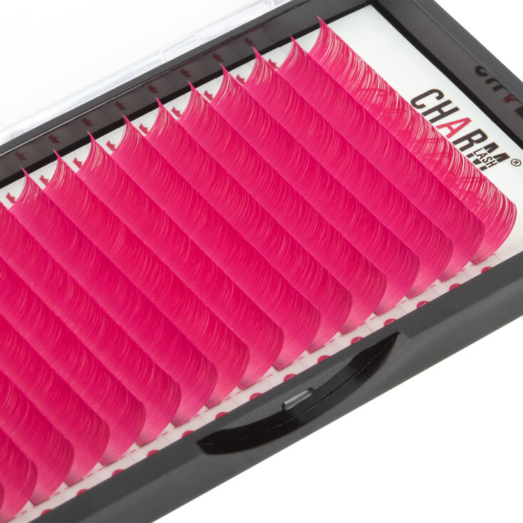 Premium Matte Colored Lashes Collection: Latest Trends for Your Business Premium-Matte-Hot-Pink-Colored-Eyelash-Wholesale-Manufacturer