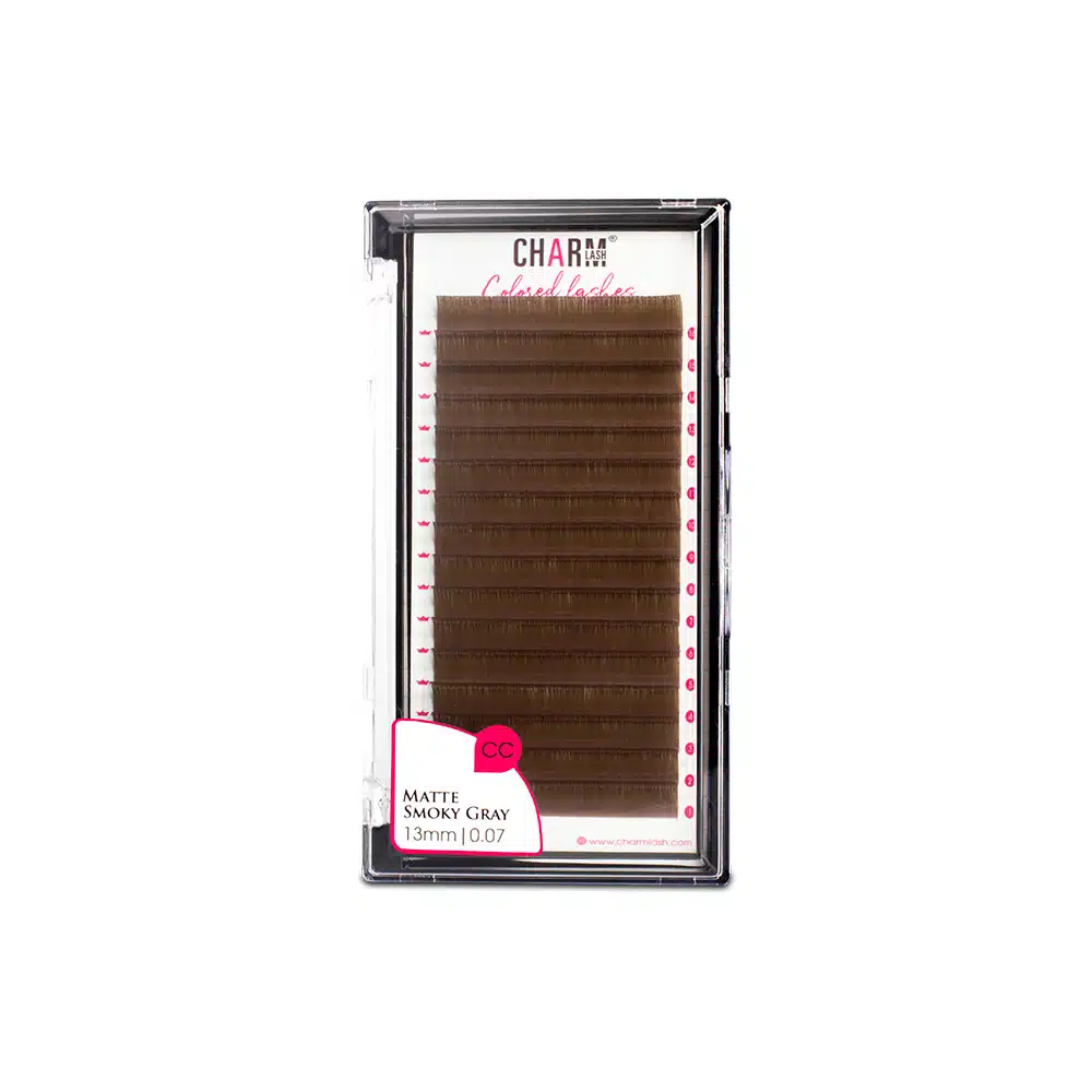 Premium Matte Smoky Gray Colored Lashes