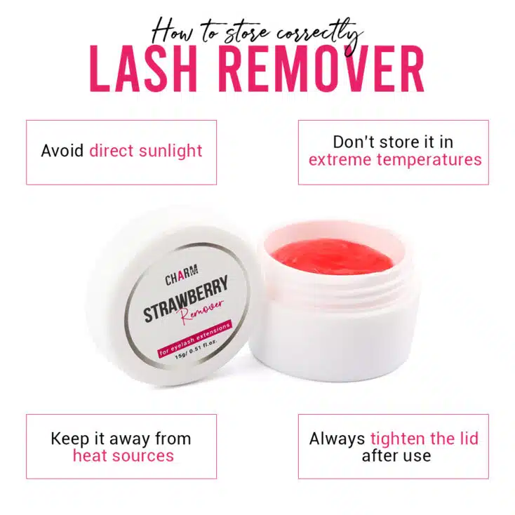 Your Go-To Guide to Eyelash Extension Remover Storage guideline