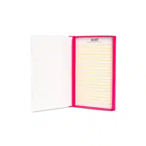 Yellow Premade Fan Lashes L Tray 2