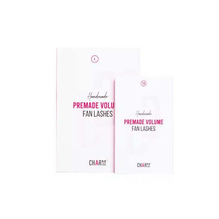 Unique eyelash packaging ideas for new lash business premade-fan-big-tray-M-box