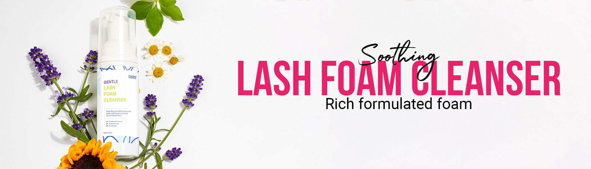 Banner Lash foam cleanser