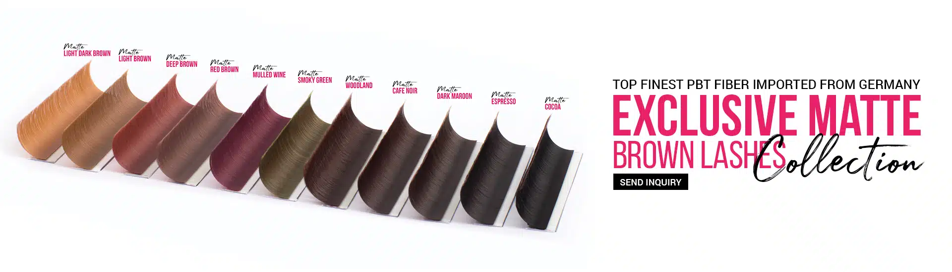 Banner Matte Brown Lashes Collection