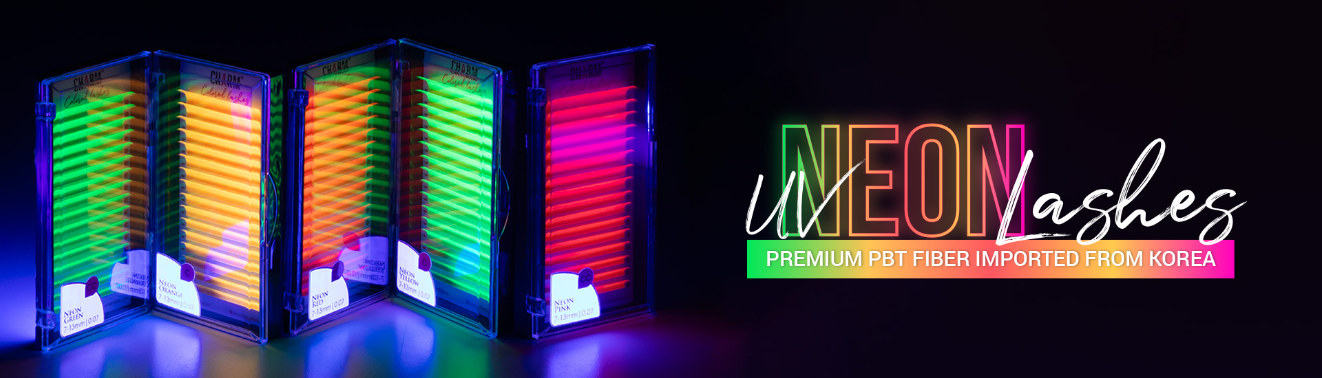 Banner UV Neon Lashes