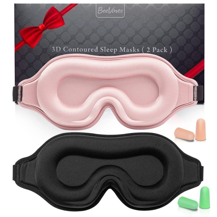 Top 5 best sleep mask for lash extensions BeeVines 3D Contoured Sleep Mask