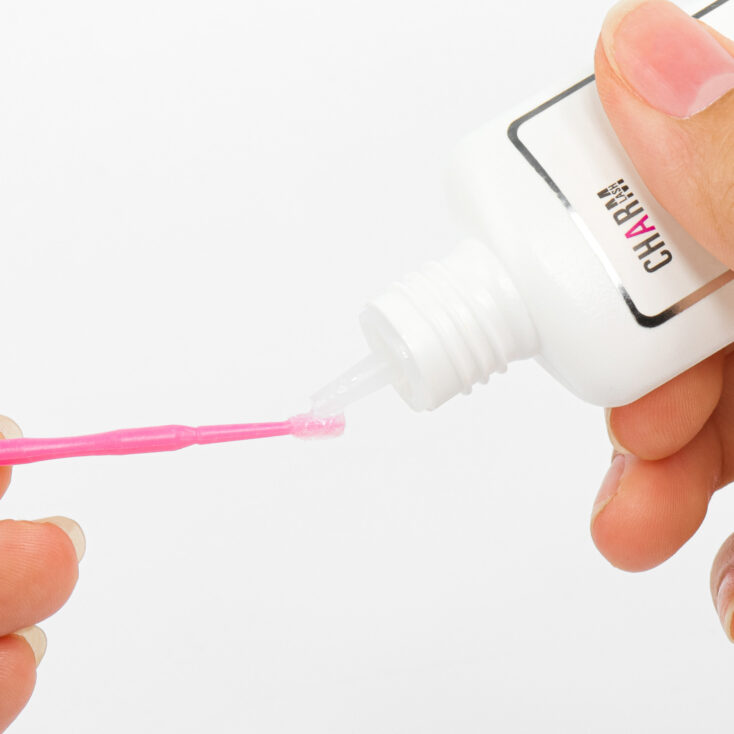 Dispense a small amount