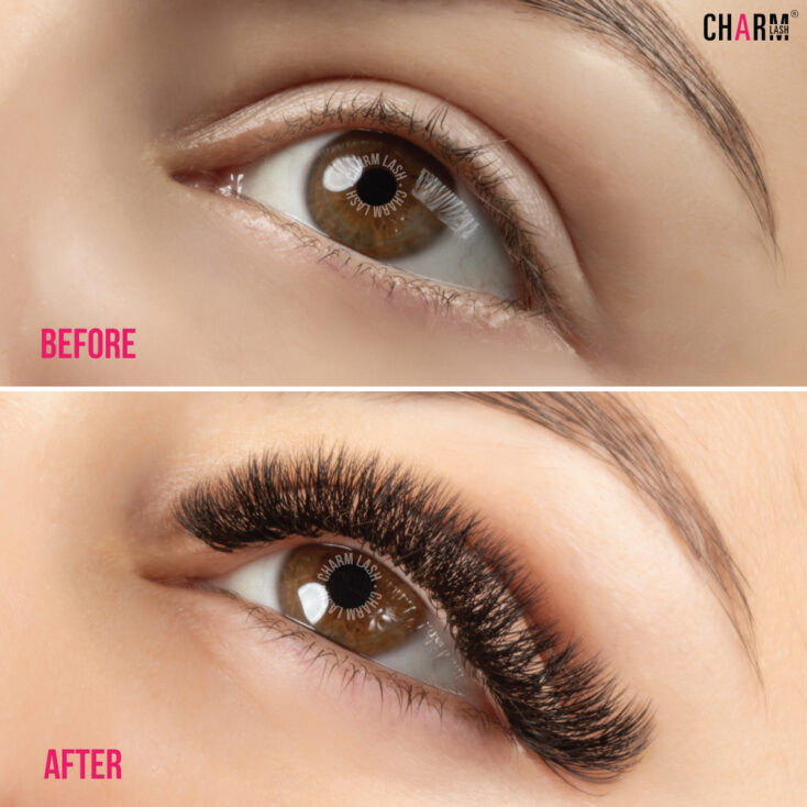 Lash Extensions to get longer and thicker eyelashes