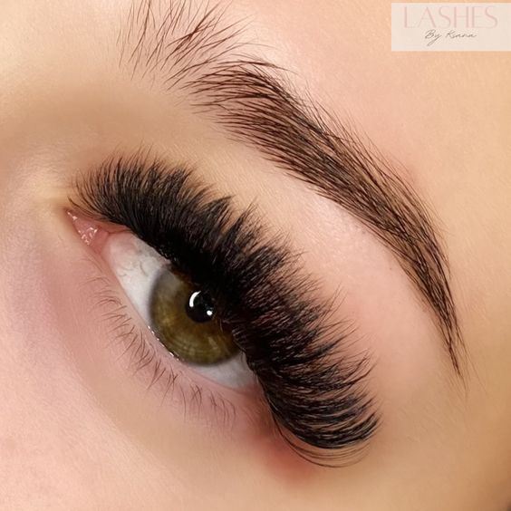 Mega volume eyelash extensions