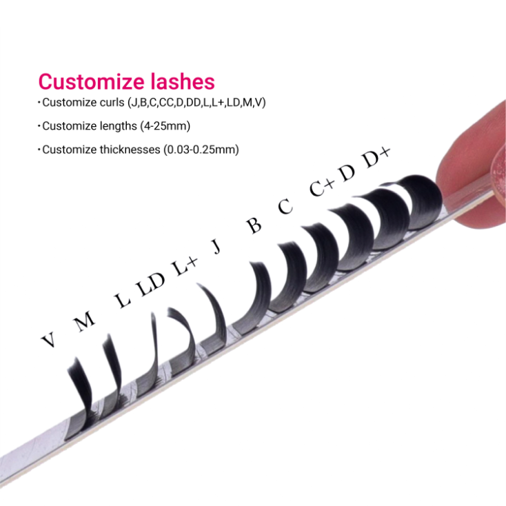 Discover 3 New Matte Colored Lashes to Elevate Your Lash Artistry Customize curl