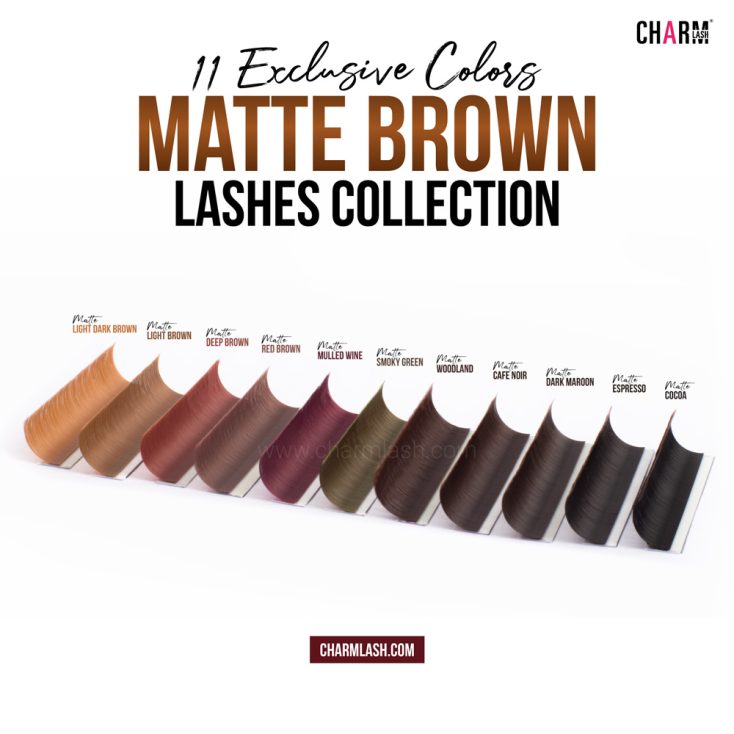Matte Brown Lashes Collection