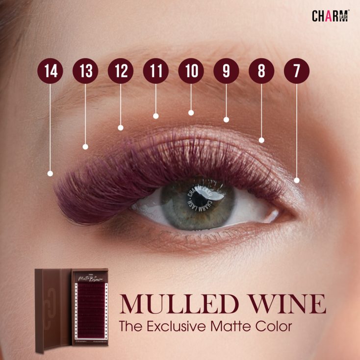 Matte Mulled Wine lashes