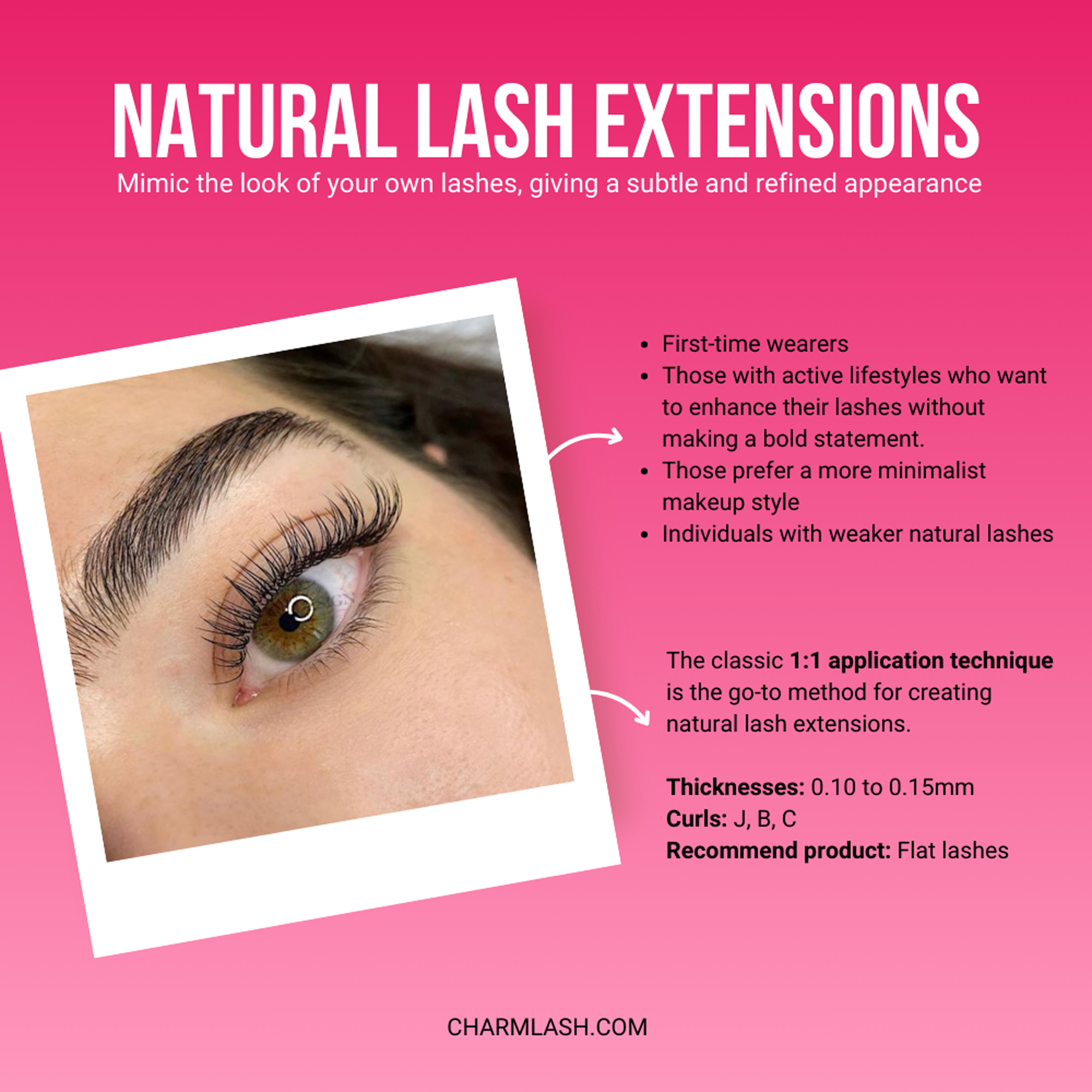 Natural Lash Extensions vs. Dramatic Lashes: Which Lash Style Is Best for You? Natural lash extensions
