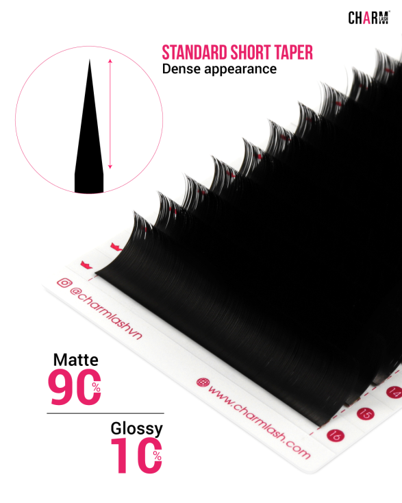 The most matte fiber 90% matte - 10% gloss