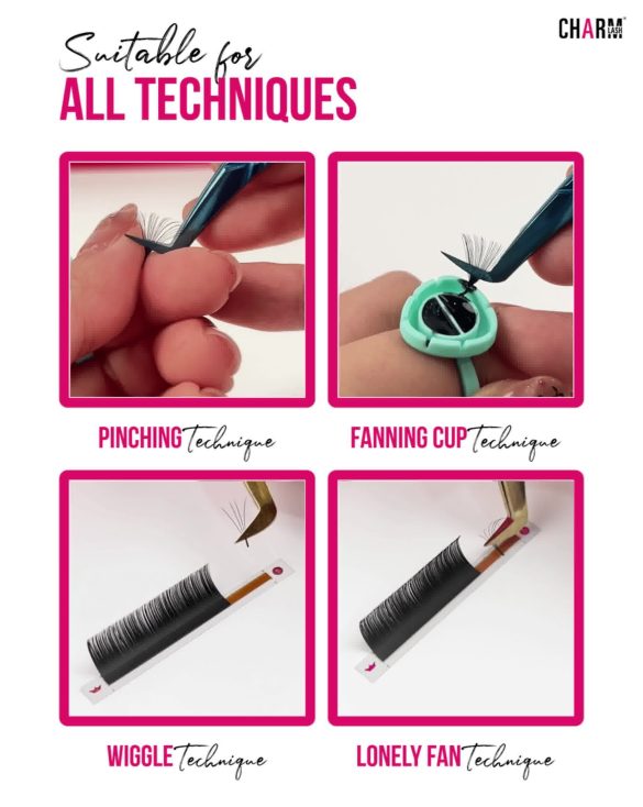 Versatility for various fanning techniques