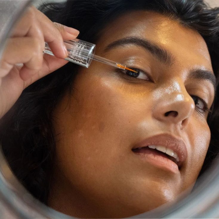 can you use lash serum with extensions