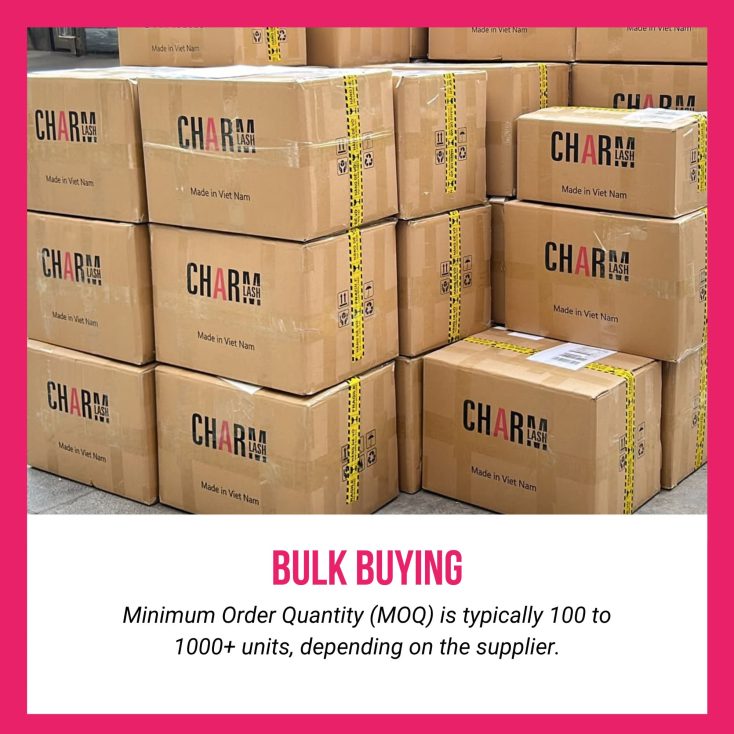 Bulk buying for lash extensions supply