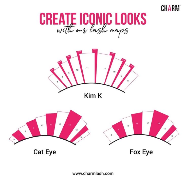 Create iconic look with 3 popular lash mapping styles