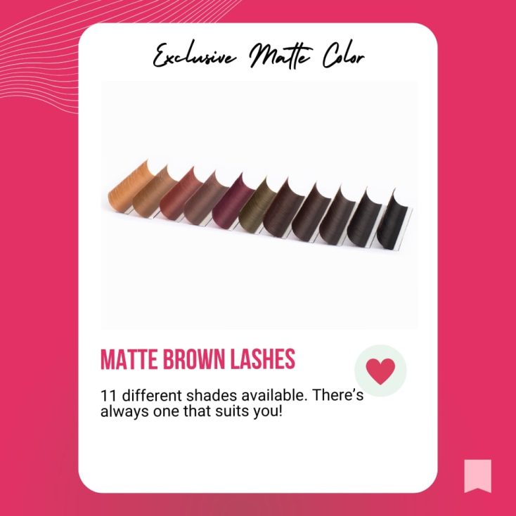Matte Brown Lashes
